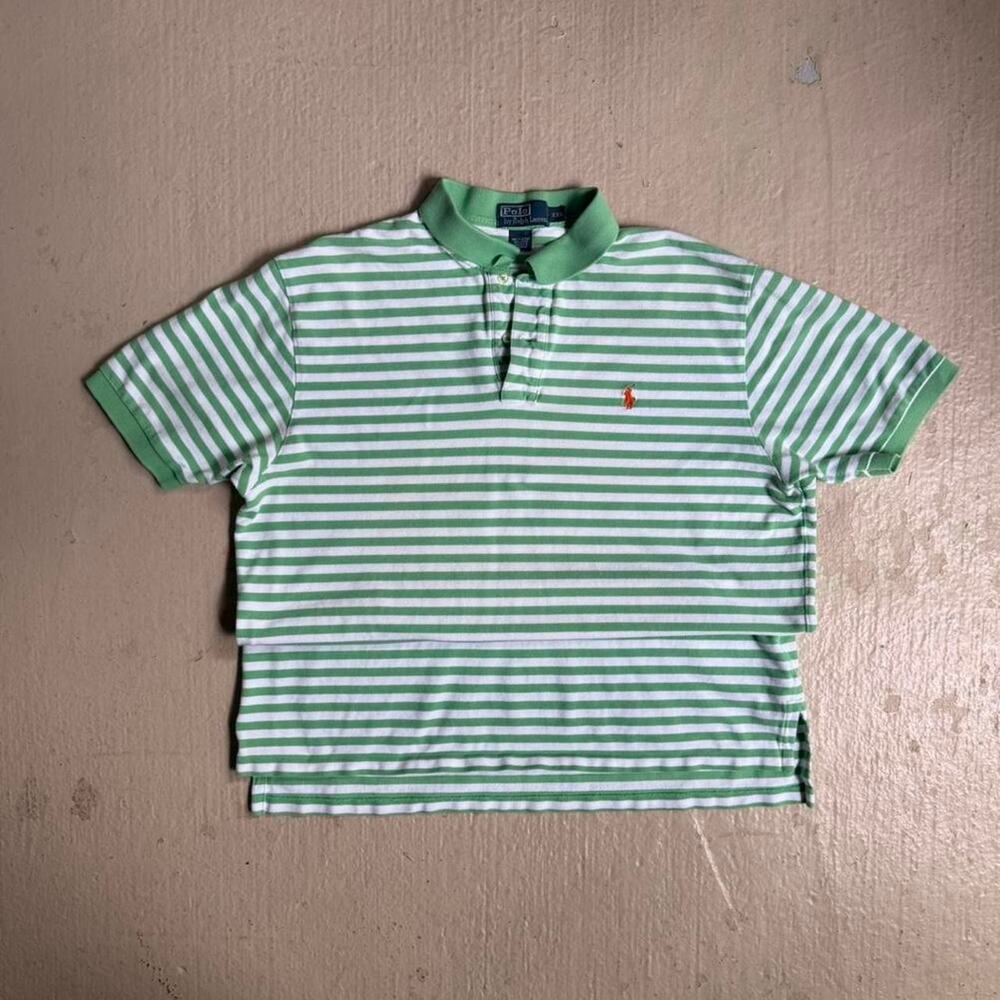 Polo Ralph Lauren Green Stripe Men's XL Polo